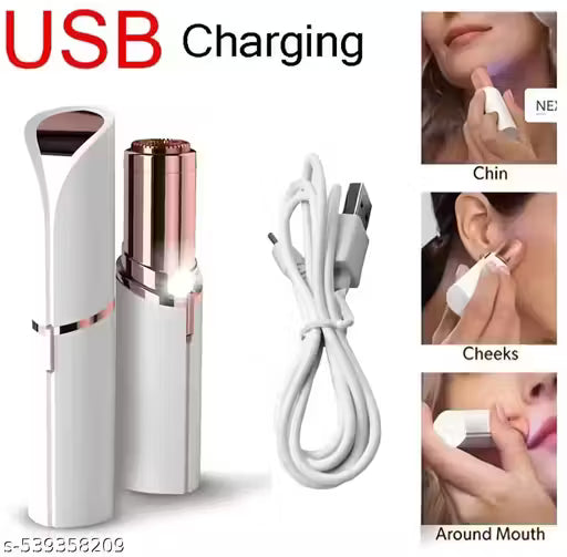 NOIRE Facial Hair Removal for Women Painless Hair Remover, Waterproof Shaver Razor Hair Remover with LED Light for Face Bikini Peach Fuzz Upper Mustache Lip Clean